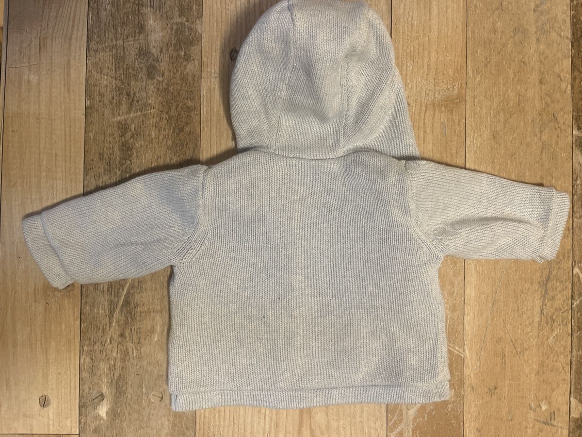 Pullover & Sweatshirts: Süsser Baby blauer Pullover mit Kapuze Gr. 56 – Gebraucht aus Kaisten von Wavechip 3