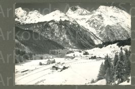 AK sw Preda GR am Albulapass, mit Piz d’ Aela ≈ 1969