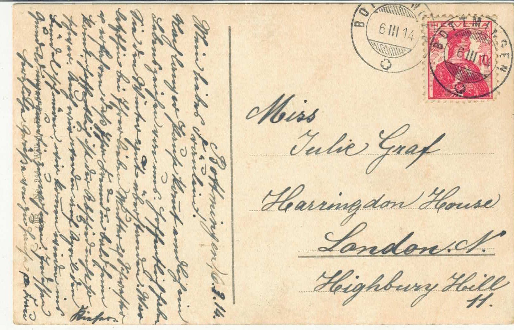 Cartoline postali: Basel - Mittlere Rheinbrücke - Blick gegen Grossbasel – Usato da Ettingen venduto da Kartenplanet 1
