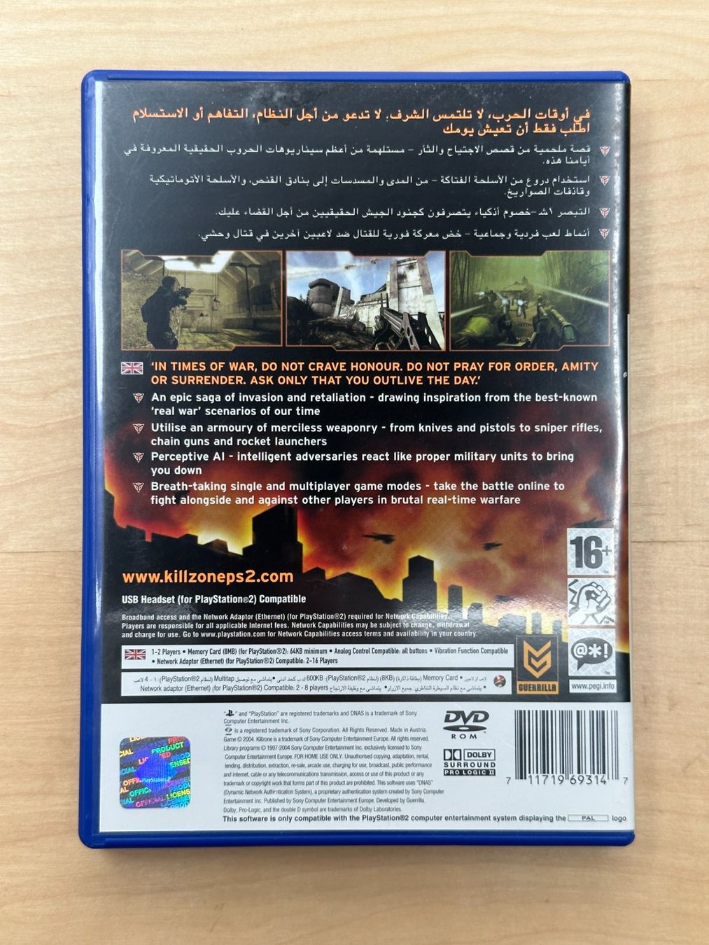 Sony Giochi: Killzone - PlayStation 2 - PAL – Usato da Genève venduto da Jeux_Retro 1