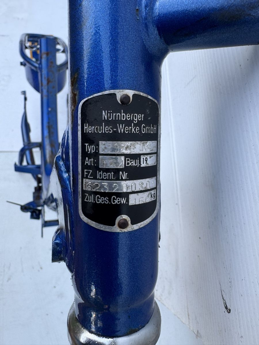 Sachs Ciclomotori: Rahmen hercules chassis mofa Velomoteur nos – Difettoso da Vevey venduto da Chupita-met 3