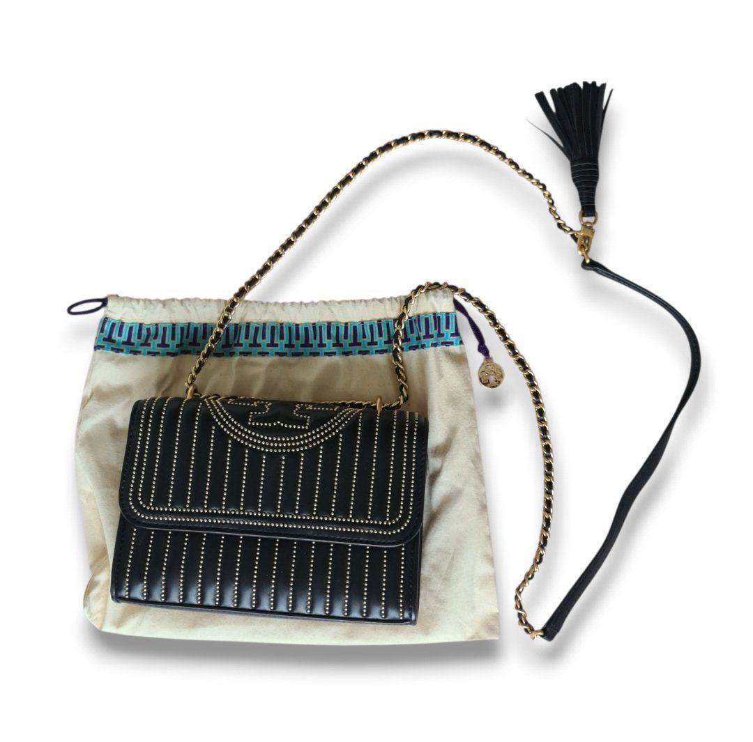 Tory Burch Borse da donna: Tory Burch sac bandoulière Fleming Mini Stud Convertible – Usato da Renens VD venduto da del_t2kx 5