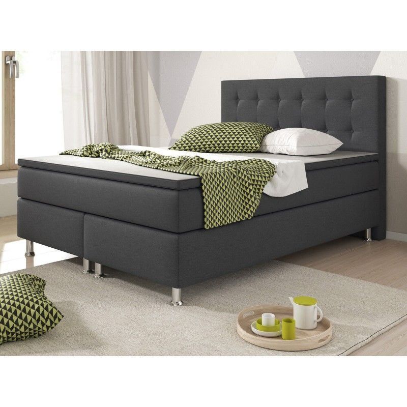 Letti: Boxspringbett 140x200cm KÖLN - Anthrazit – Nuovo e nell'imballaggio originale da Wallenwil venduto da toesstal-vertrieb