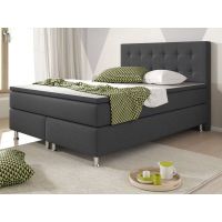 Boxspringbett 140x200cm KÖLN - Anthrazit