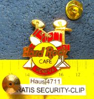 HR HARD ROCK CAFE SCHLAGZEUG PIN ENAMEL GENEVA GOLDI