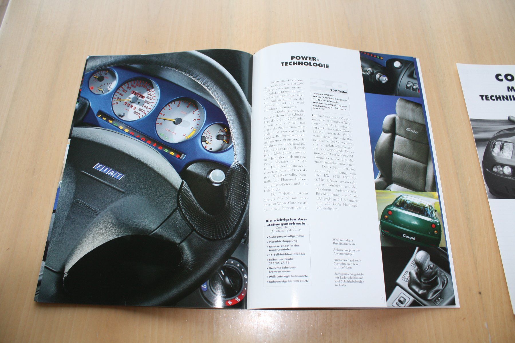 Fiat Documents: Fiat Coupé Prospekt 5/1999 – D'occasion à Wikon par erwin400 6
