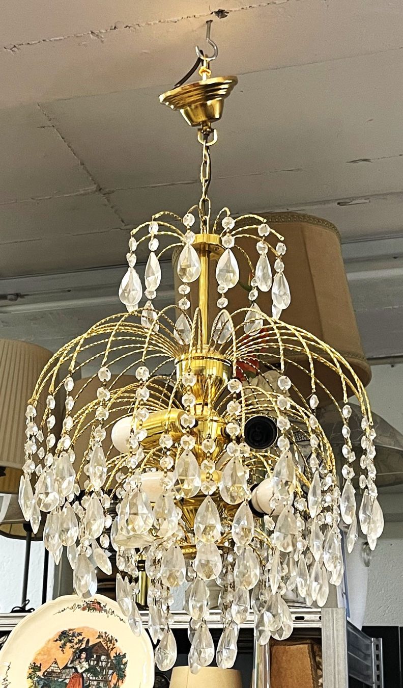 Lampadari & plafoniere: Kristall Deckenlampe – Usato da Oftringen venduto da Vucki