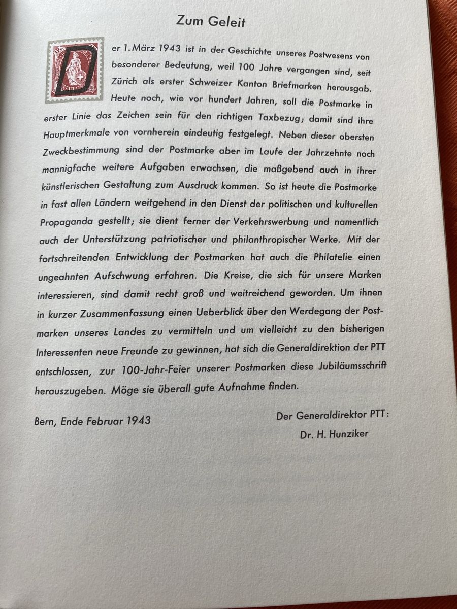 Livres: 100 Jahre schweizerische Postmarken 1843-1943 – D'occasion à Utzigen par Lasagne99 6