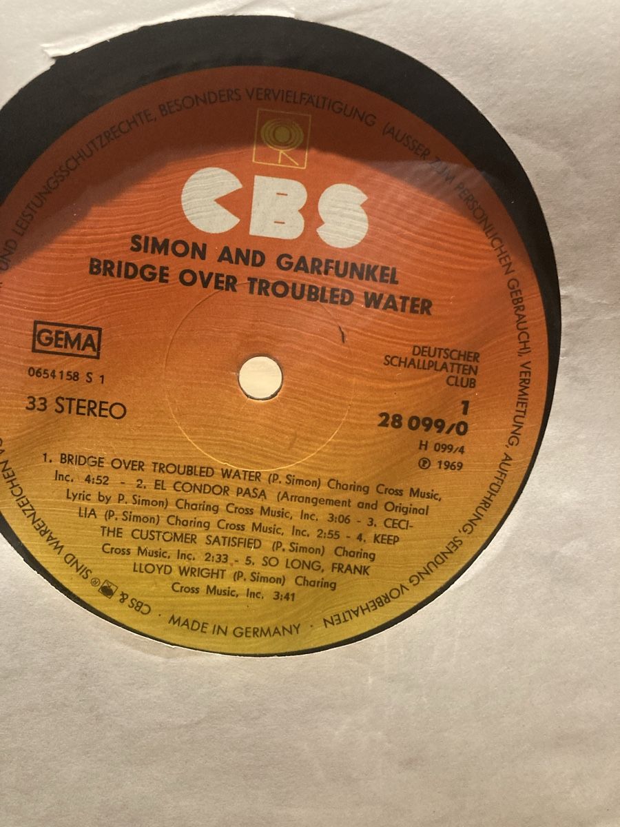 Dischi in vinile: Simon & Garfunkel Bridge Over Troubled Water Schallplatte  – Usato da Aarwangen venduto da to-hirschi 3