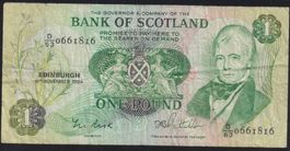 Schottland 1 Pound 1984 Bank of Scotland