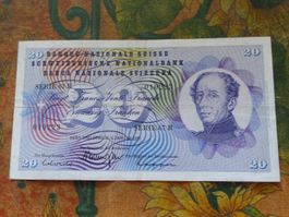 SUISSE  20  Francs  1970  (0223)  Billet