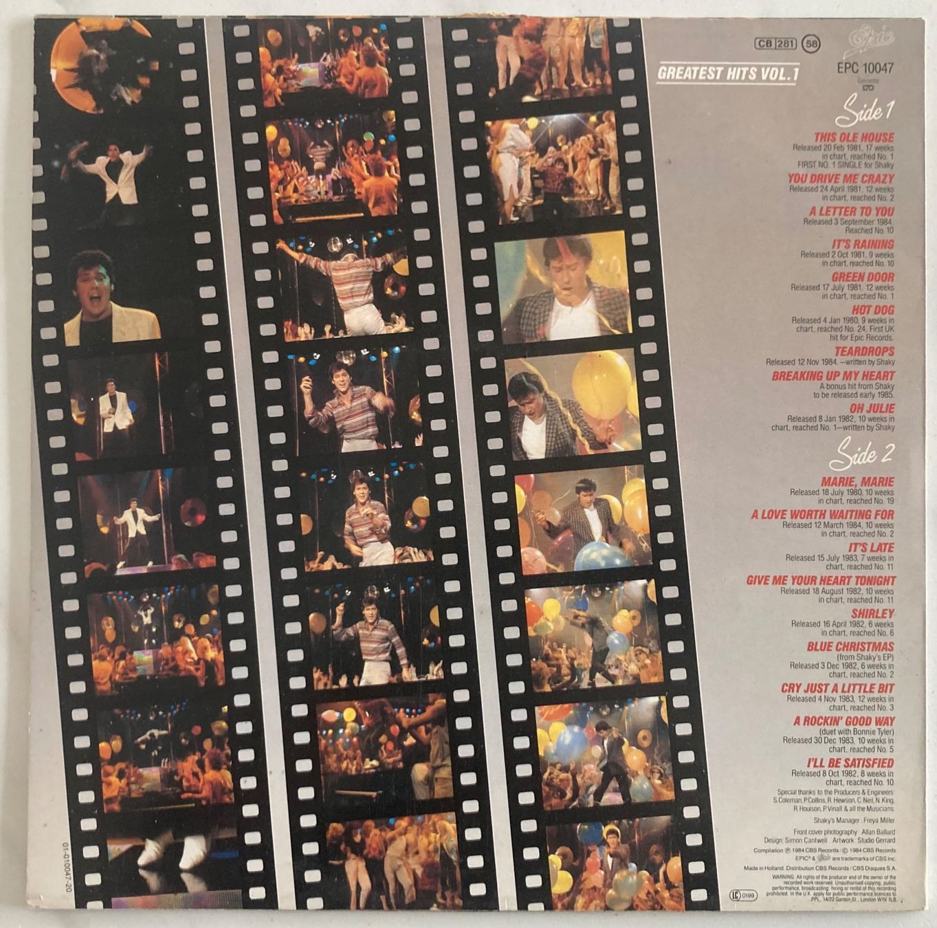 Dischi in vinile: SHAKIN' STEVENS - GREATEST HITS – Usato da Poliez-Pittet venduto da Newtown-Records 1