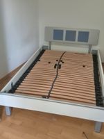 Window Bettgestell mit Kopfteil und Lattenrost 120 x 200