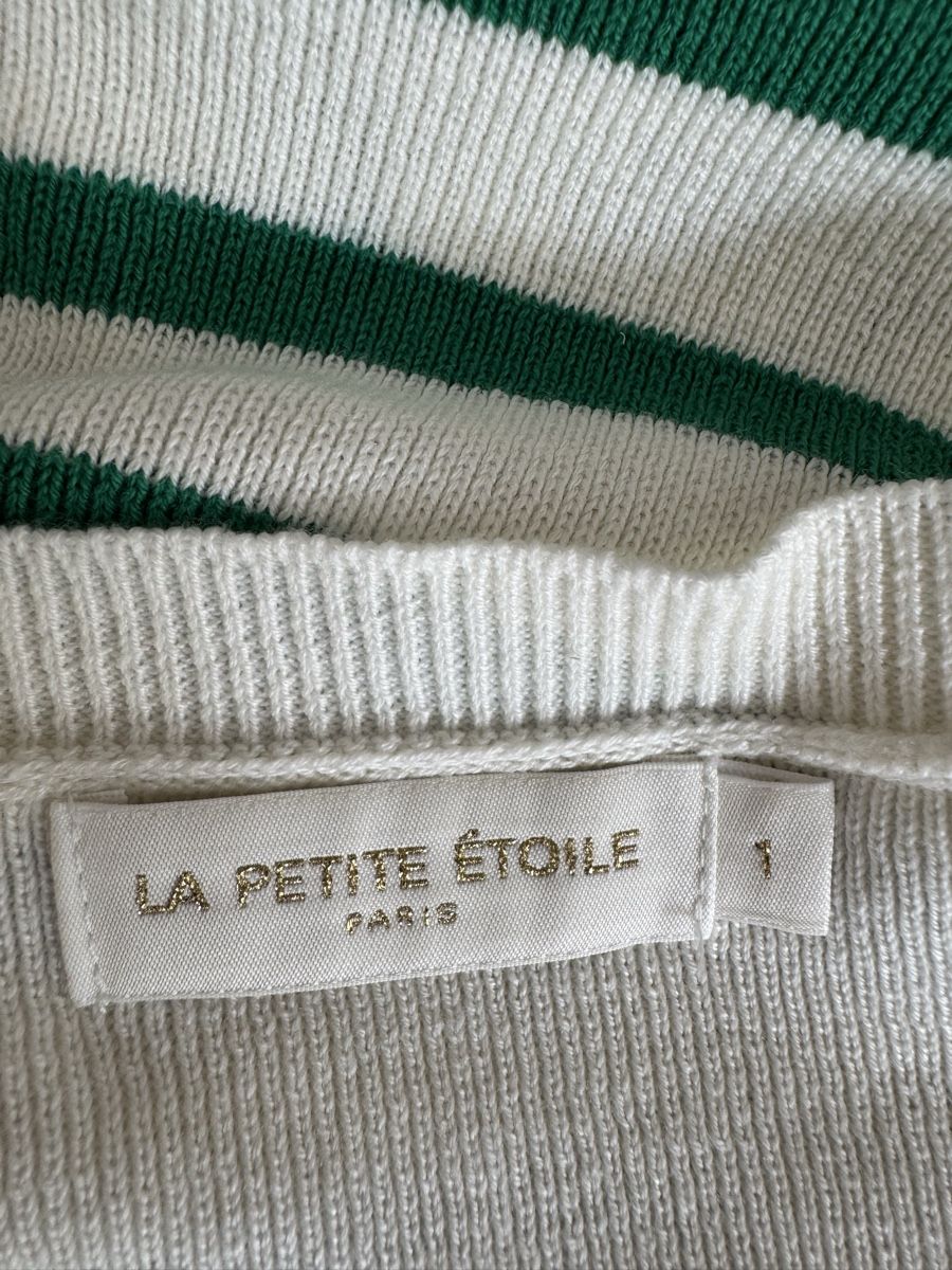 Pulls & Sweat-shirts: Pull LA PETITE ETOILE rayé blanc vert, taille 1 – D'occasion à Morges par sandy069 4