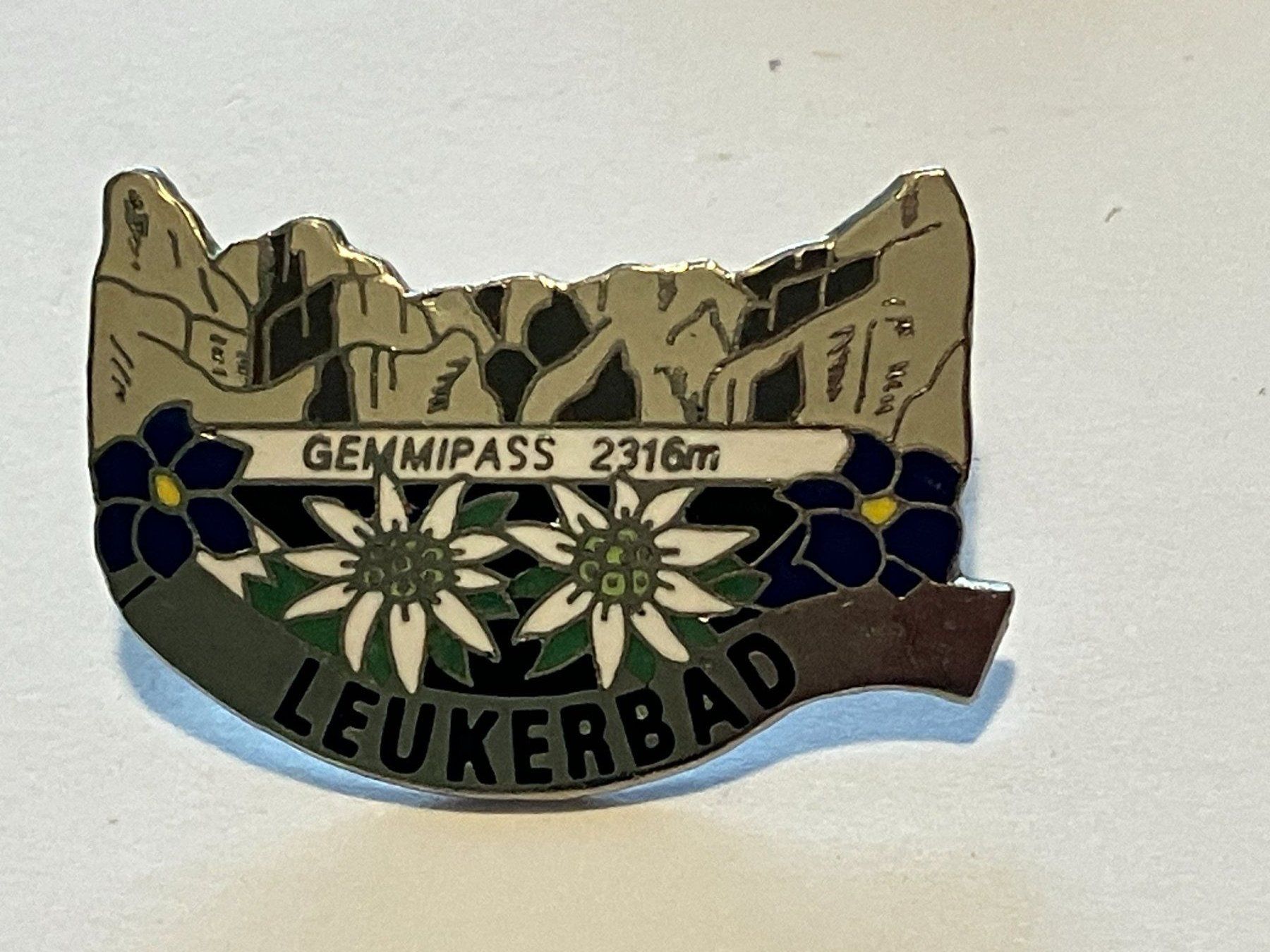 Placchette & Badge: 1 Pin Gemmipass Leukerbad – Usato da Basel venduto da djwwpp