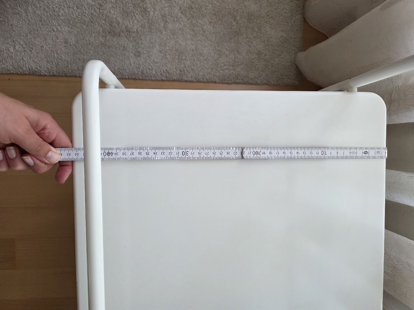 Ikea Servierwagen: Servierwagen weiss Metall  – Neu (gemäss Beschreibung) aus Winterthur von DeRiis 2