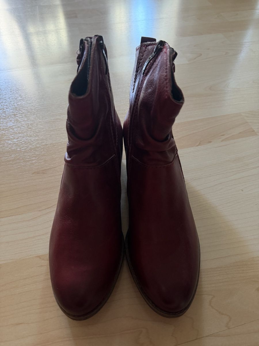 Tamaris Scarpe da donna: Tamaris Lederstieflette – Nuovo (secondo la descrizione) da Buonas venduto da viotoggi 1