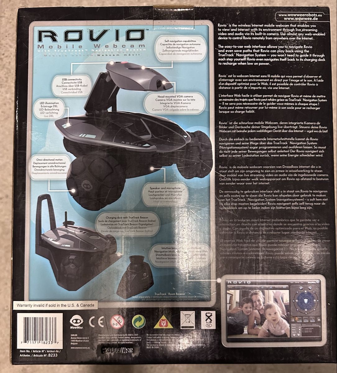 Modellismo RC: Robot télécommandé ROVIO avec caméra – Nuovo (secondo la descrizione) da Martigny venduto da jereq 1