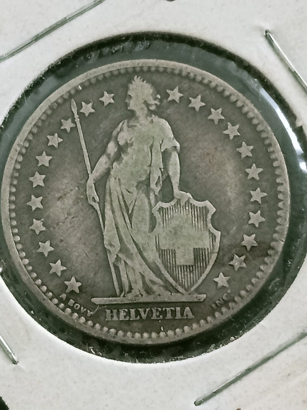 Tutti le monete: 2 Fr. 1875 B , Schweiz, Silber – Usato da thoerigen venduto da grimselcat 1