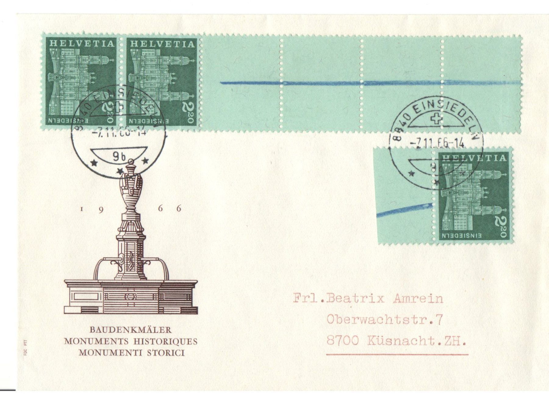 Alle Briefmarken: Rollenmarken – Gebraucht aus Echichens von Topfila 2