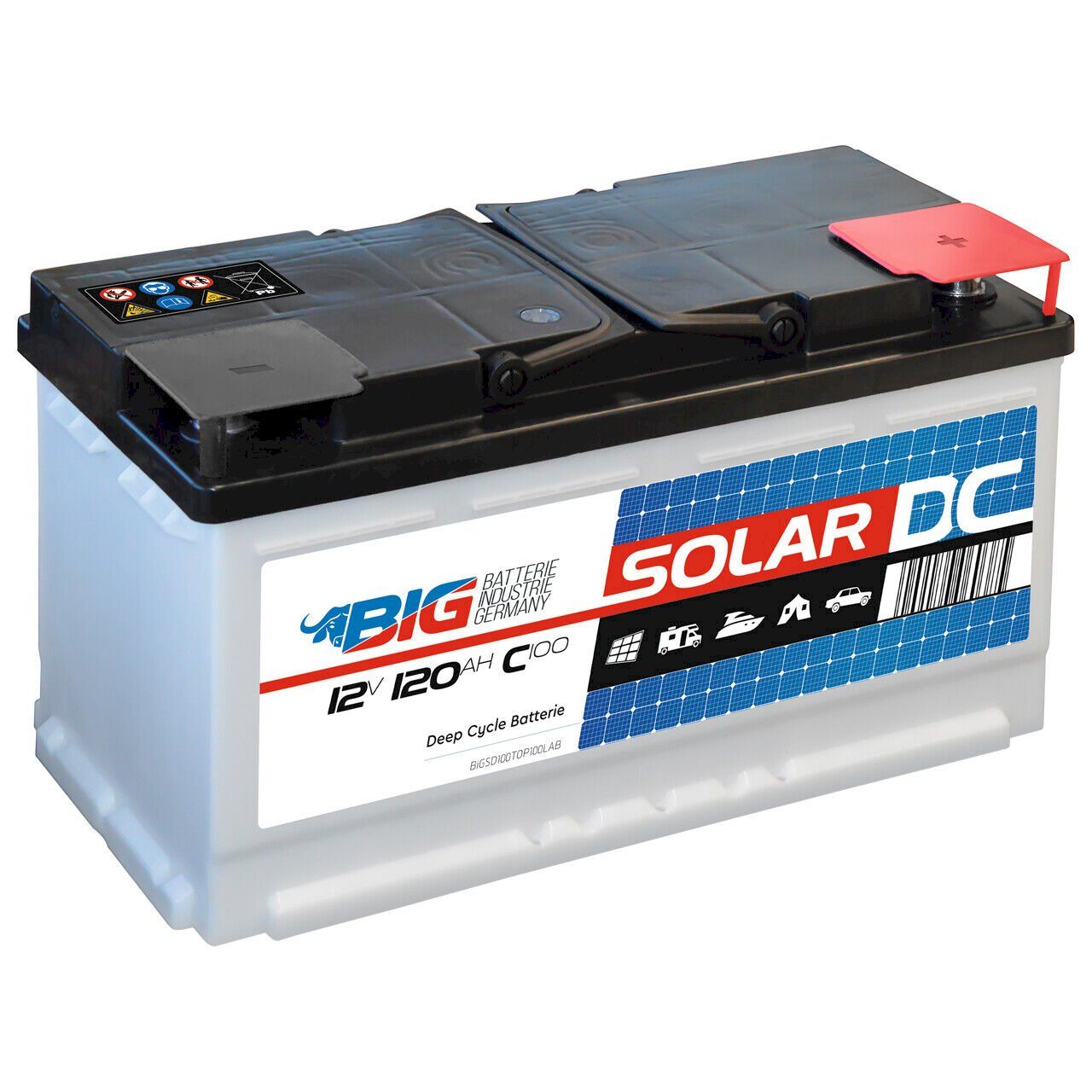 Elettrotecnica: BIG Solarbatterie 120Ah 12V C100 – Nuovo e nell'imballaggio originale da Bottighofen venduto da zaap 2