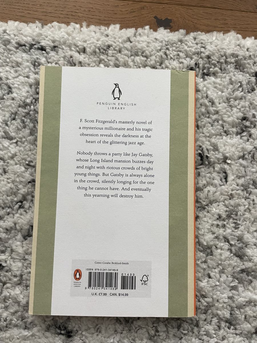 Libri: F. Scott Fitzgerald - The Great Gatsby – Usato da Thalwil venduto da ana_d7qr 1