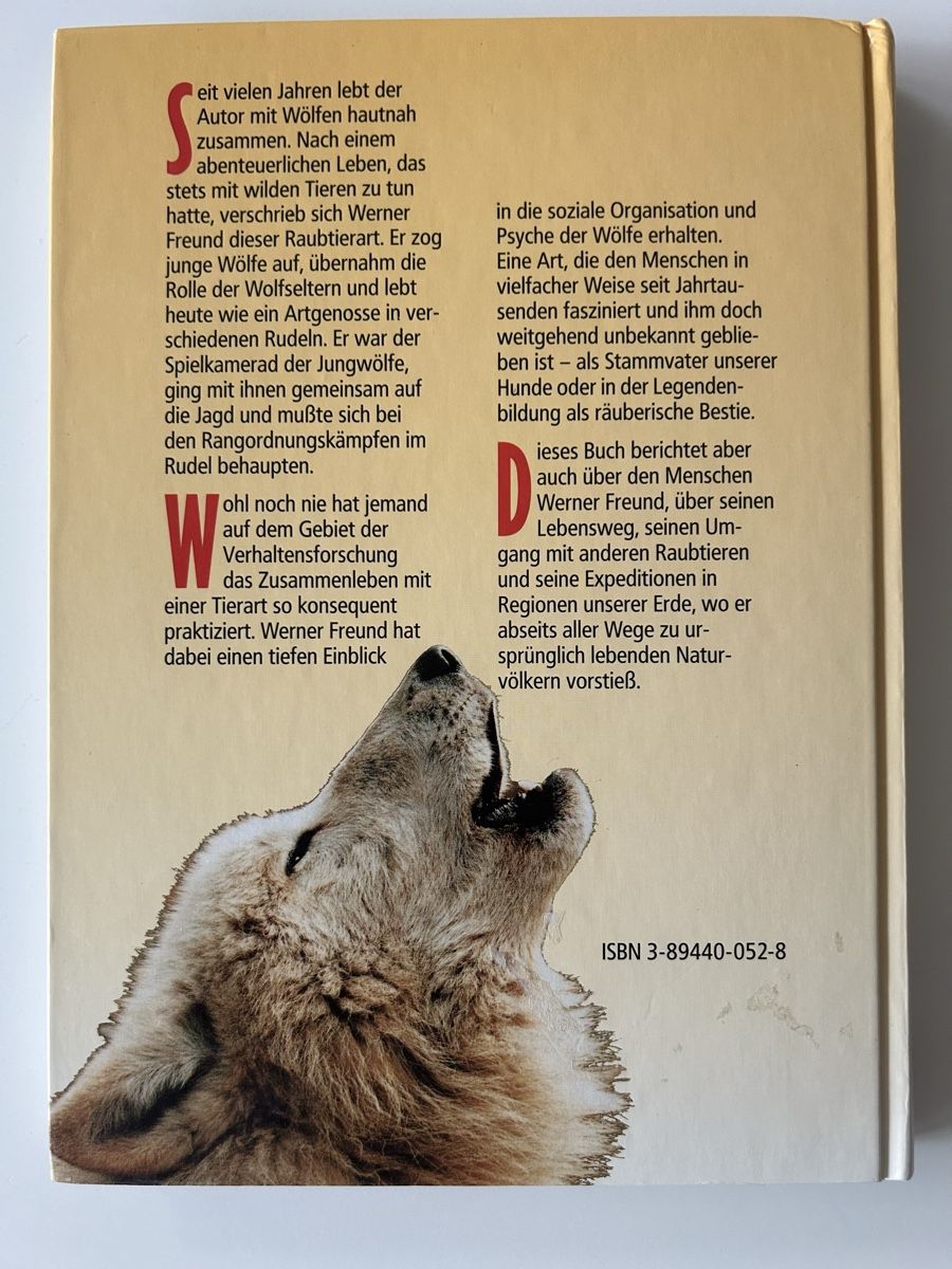Libri: Buch Der Wolfsmensch von Werner Freund – Usato da Stadel venduto da Cpumuckl 1