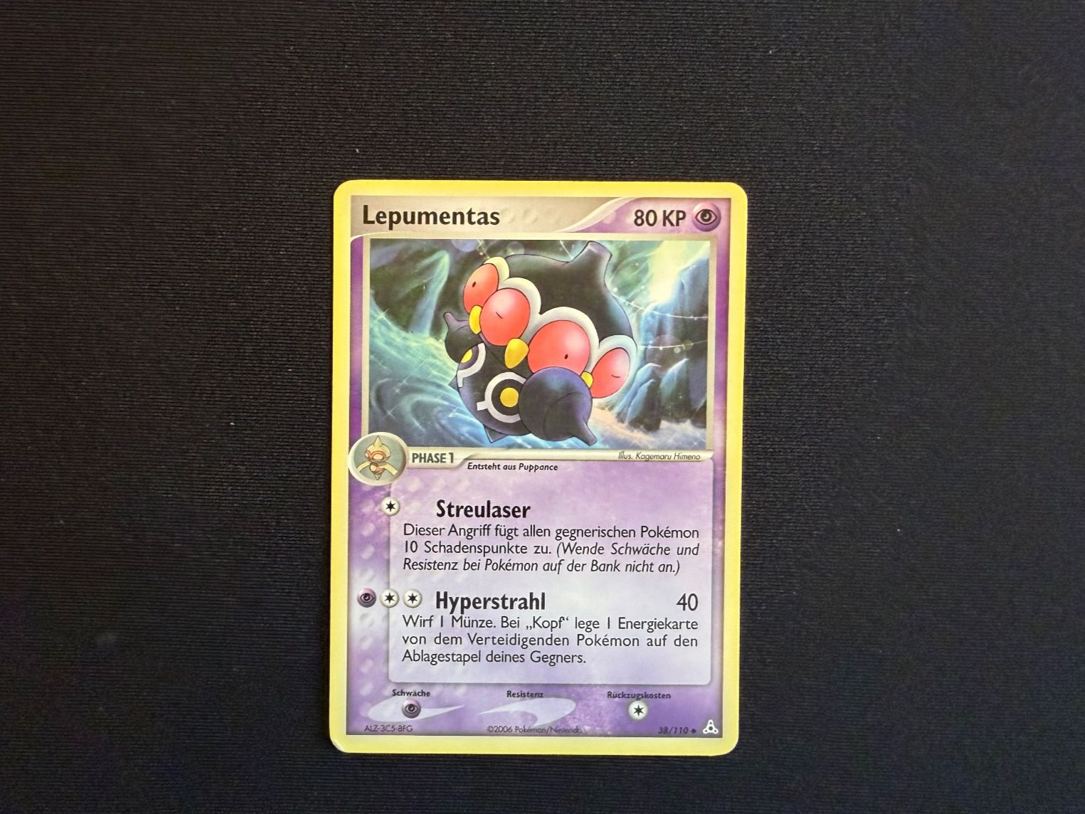 Pokémon Carte collezionabili: Lepumentas / 38/110 – Usato da Zürich venduto da mountainwizard00