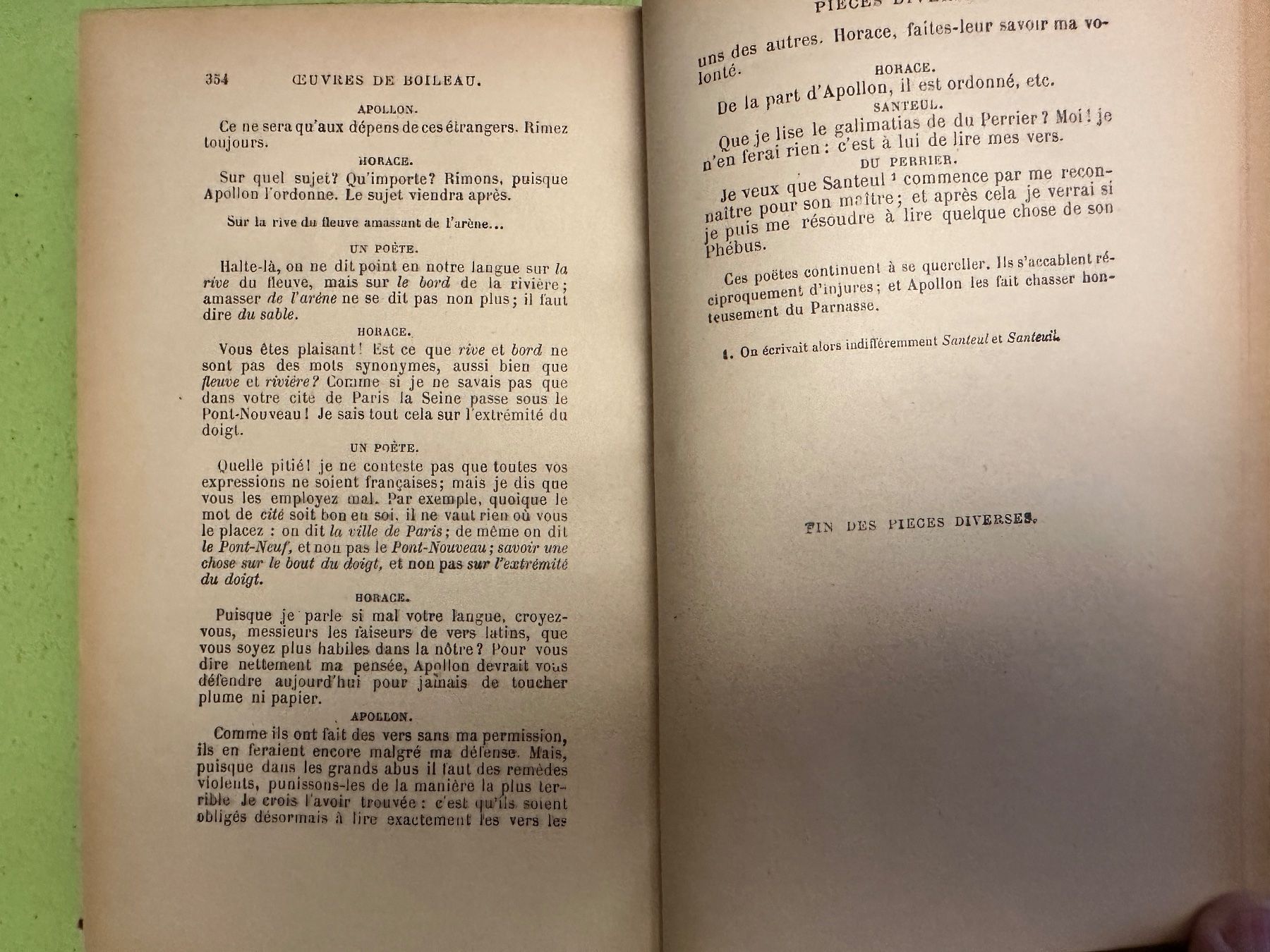 Libri: Oeuvres de Boileau. 1916 – Usato da Zürich venduto da allp 6