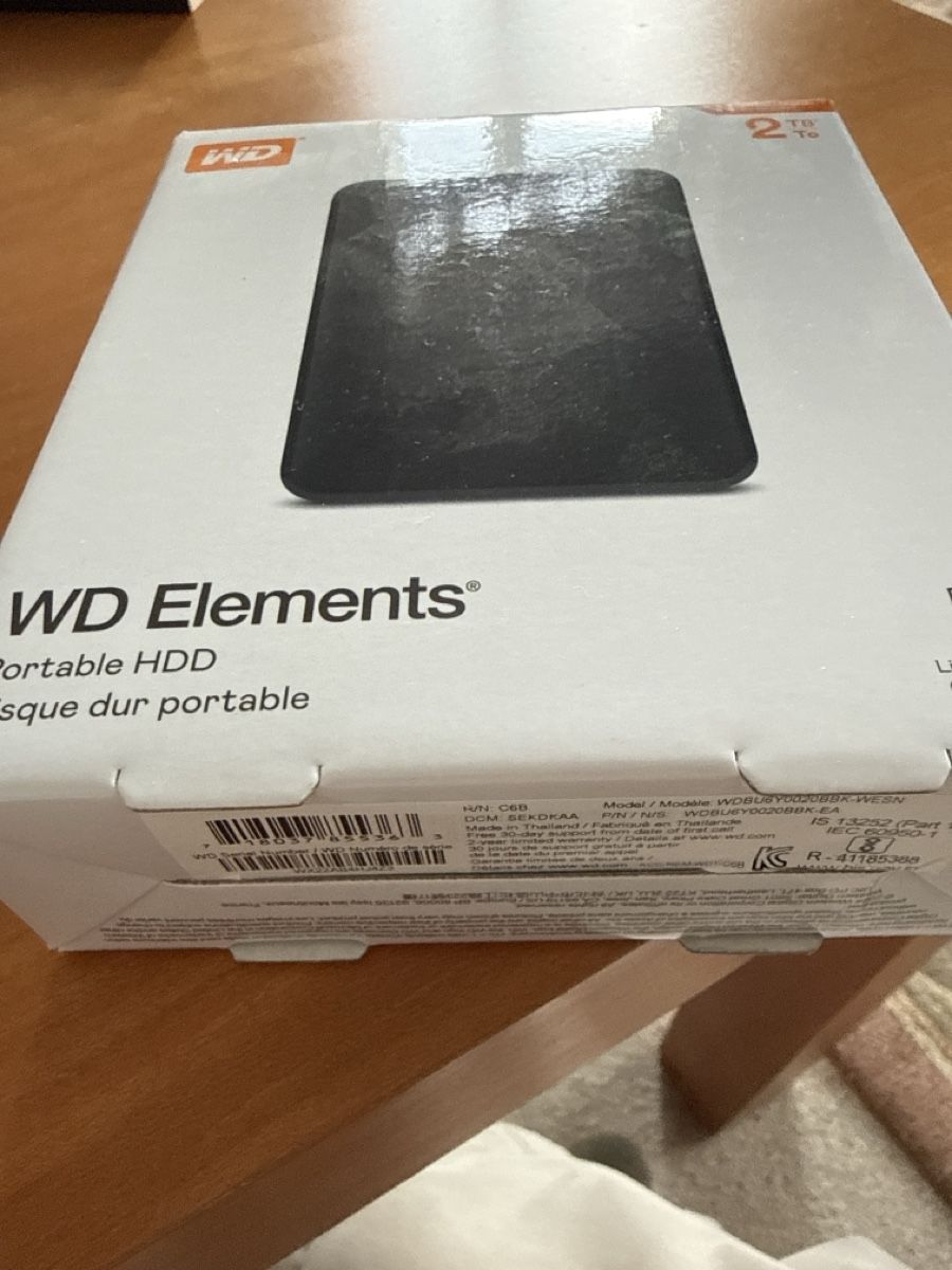 Western Digital Harddisks: WD Elements Portable HDD 2 TB – Neu und originalverpackt aus Zürich von Glila 5