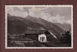 Chapelle STE CHRISTOPHE sur Verbier et Mont Fort - 1940