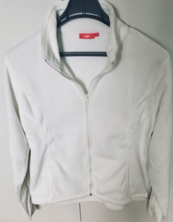 Veste polaire blanche ADIDAS T. L - Parfaite pour l'automne