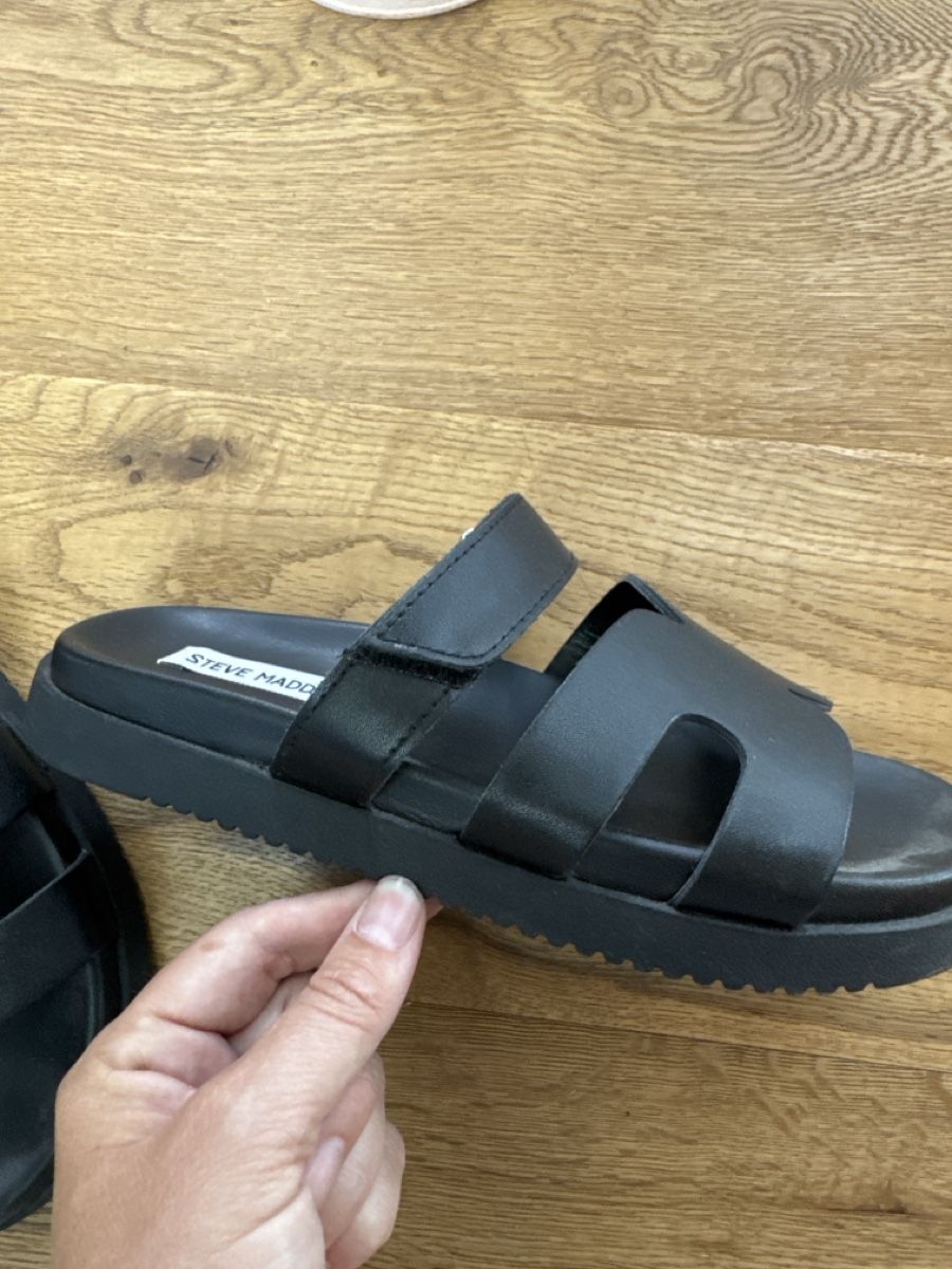 Steve Madden Scarpe da donna: Schwarze Steve Madden Sandalen Gr. 38  – Nuovo (secondo la descrizione) da Fulenbach venduto da yabla91 2