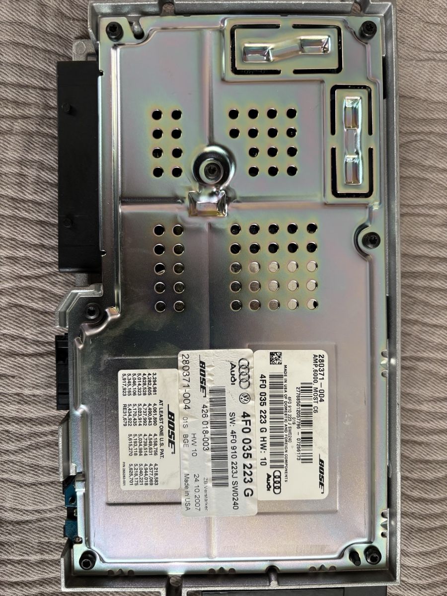 Bose Amplificatori: Audi A6 4F Bose Verstärker – Usato da Dulliken venduto da Beki46 1