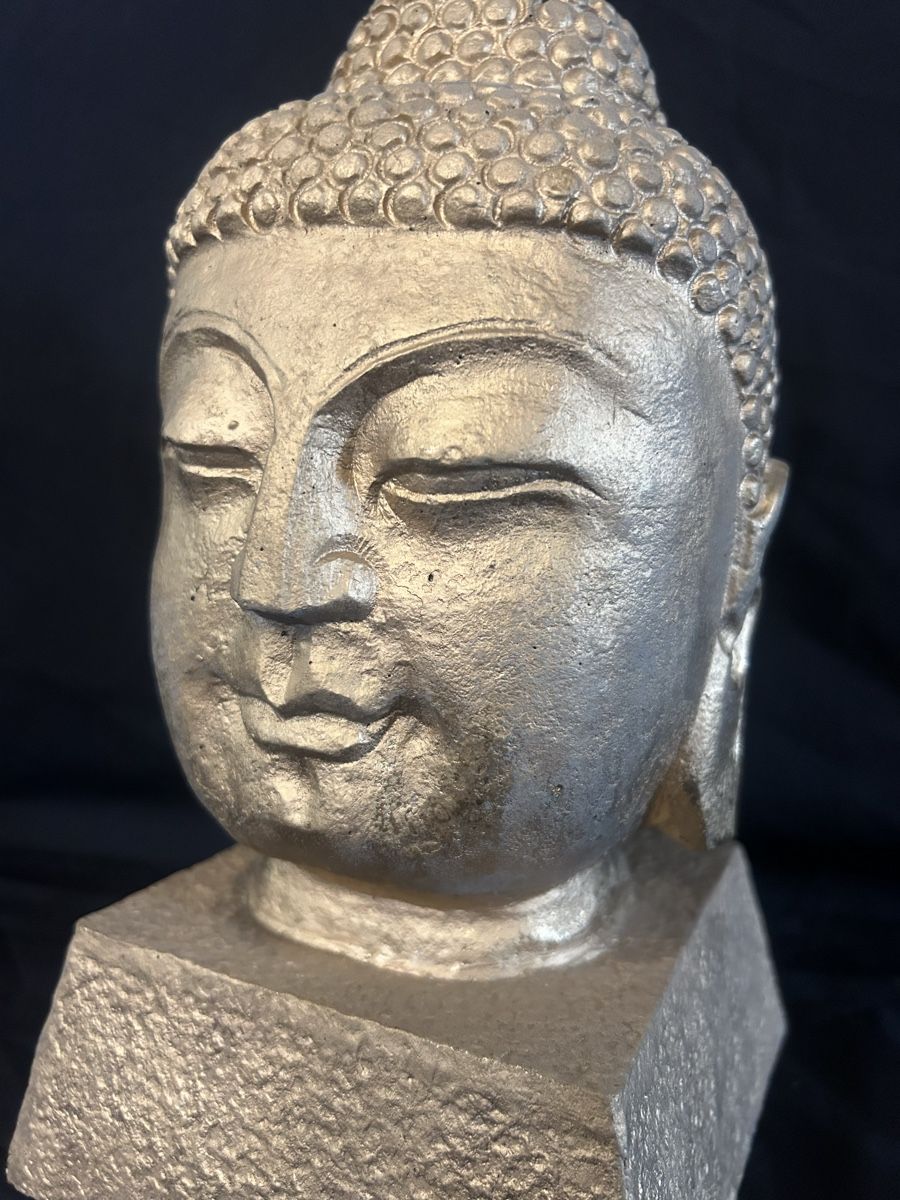 Skulpturen & Statuen: Goldene Buddha-Büste, Deko Figur – Gebraucht aus Glarus von KunstWerkEr-LS87 3