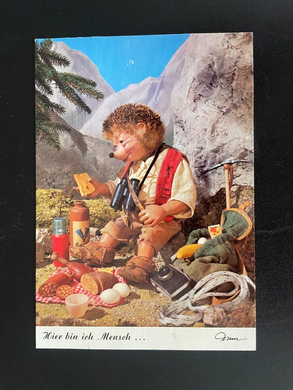 Cartoline postali: AK Mecki - Hier bin ich Mensch - Nr. 474 – Usato da Thal venduto da Danny82