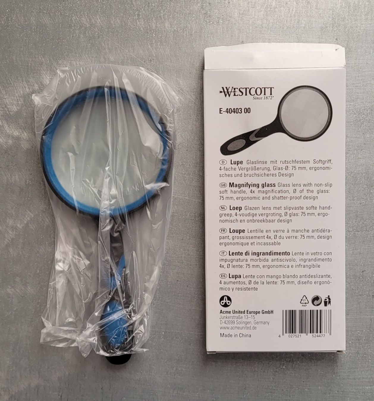 Sonstiges zu Optik: Lupe Glas 75 mm Durchmesser NEU – Neu und originalverpackt aus Trasadingen von ger_pdk8