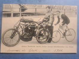 FAHRRAD  ZURICH  AVRIL  1906  CARTE  VINTAGE  COLLECTION