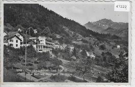 Chenex - Hotel "Les Iris" et vue sur Rochers de Naye