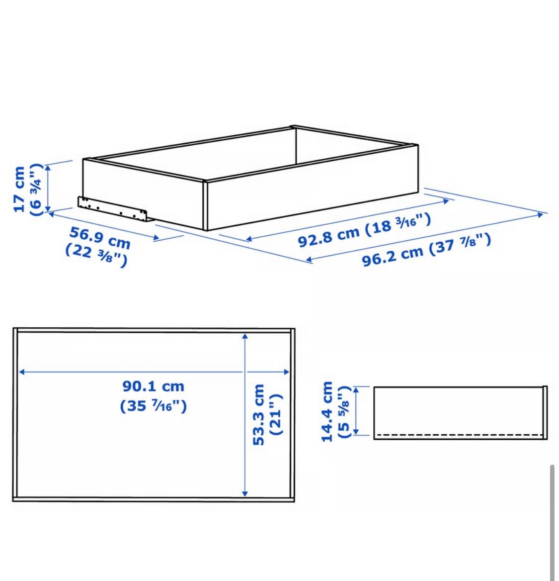 Ikea Armadi: IKEA Komplement Schublade weiss (2 Stück) – Nuovo e nell'imballaggio originale da Klosters venduto da lar_hkj9 2