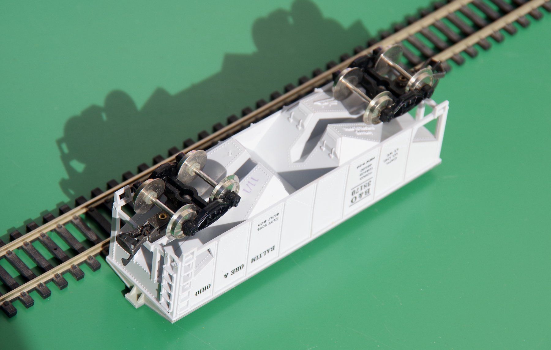 Fleischmann Modellini di ferrovie: Fleischmann H0 Covered Hopper Baltimore & Ohio Railroad/USA – Nuovo e nell'imballaggio originale da Frauenfeld venduto da Danielpwiedmer 5