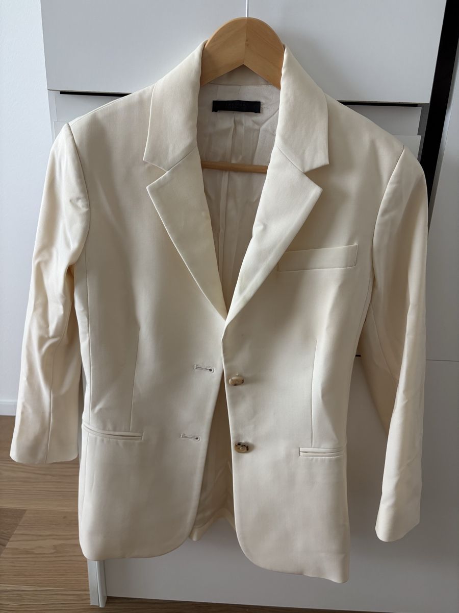 The Row Vestes: The Row blazer in cream  – D'occasion à St. Gallen par ott_f827
