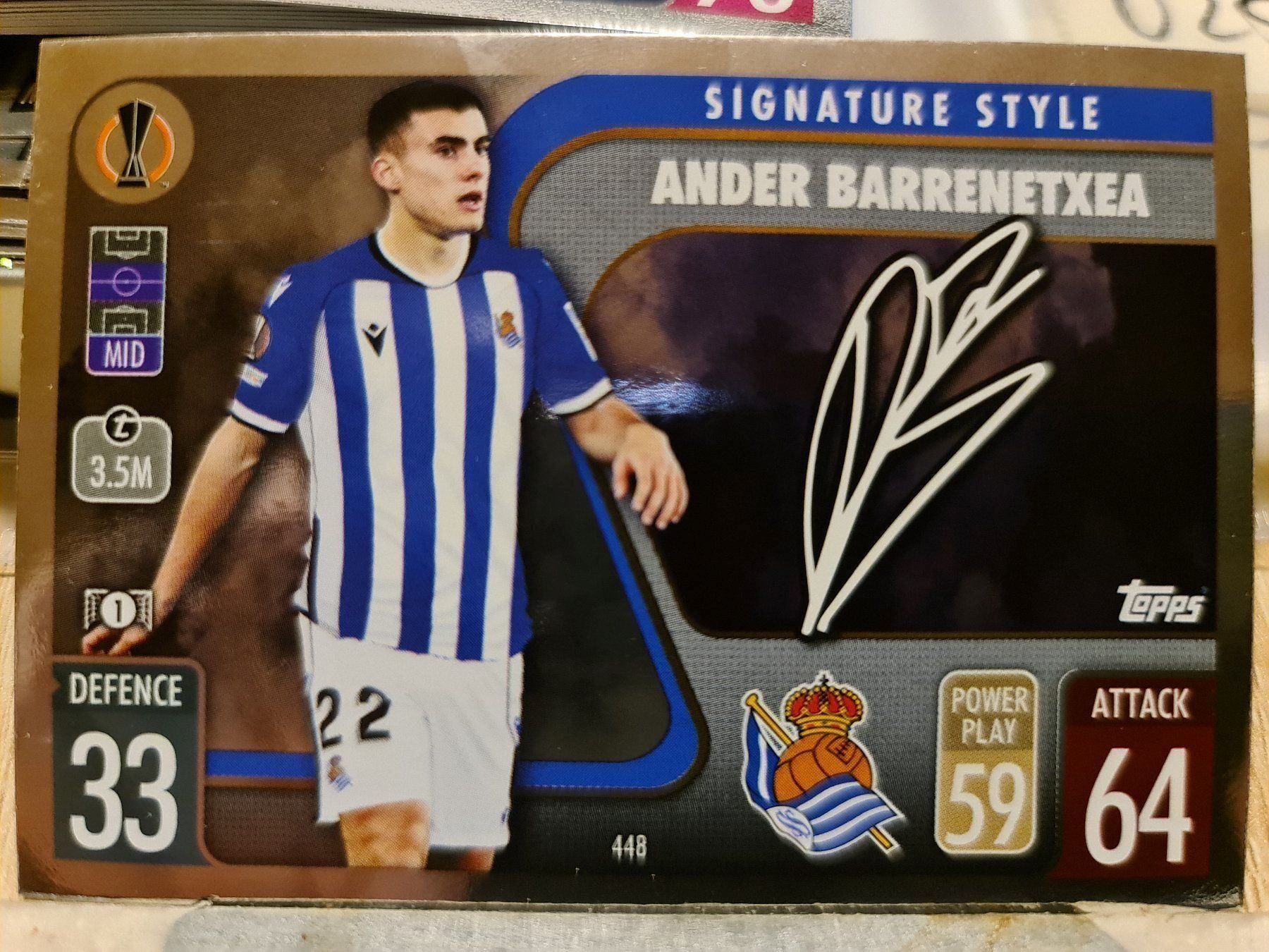 Topps Carte collezionabili: Topps Match Attax 448 – Usato da Dintikon venduto da Prime-shop