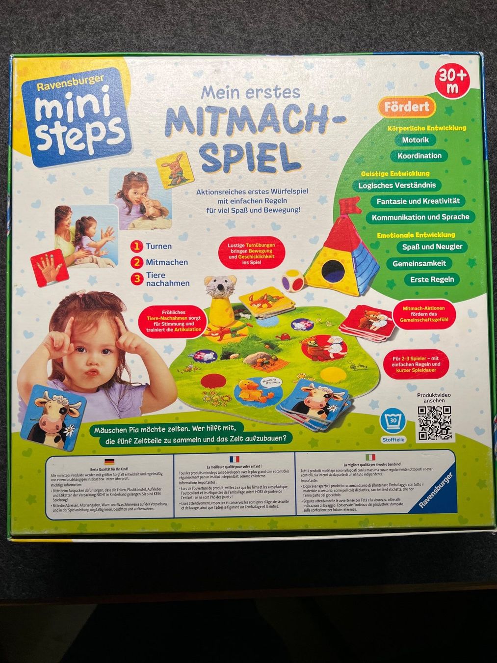 Ravensburger Giochi: Ravensburger Mini Steps - Mon 1er jeu participatif – Usato da Genève venduto da PoissonBlue 8