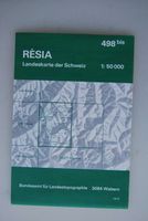 Landeskarte der Schweiz, 1 : 50'000, 498bis, Rèsia, 1973