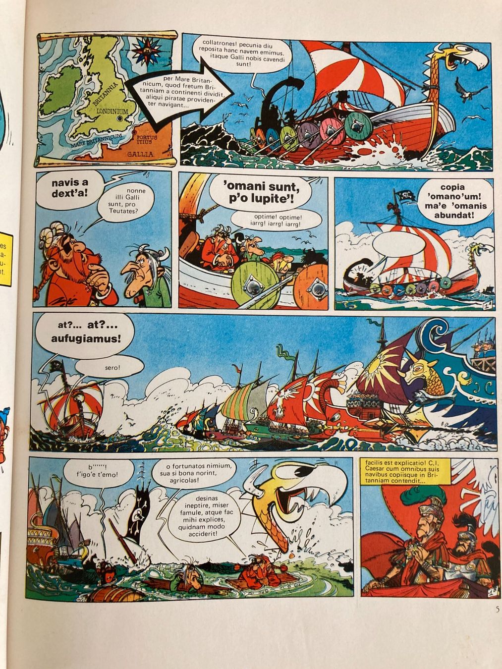 Fumetti: Asterix en latin-Apud Britannos – Usato da vaumarcus venduto da Nicolasorel 7