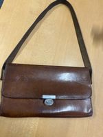 Vintage Ledertasche, echt Leder, Umhängetasche braun