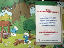 Schlümpfe Collector dvd  Edition Zertifikat 1886 5000