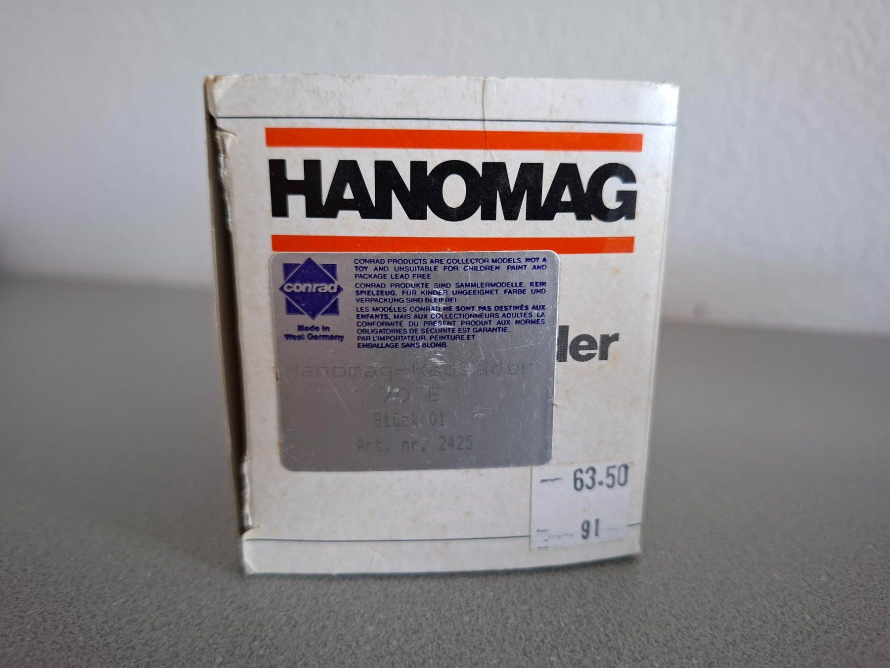 Conrad Kit di modellismo & Modellini statici: Conrad Hanomag Radlader 70 E  1:50 – Nuovo (secondo la descrizione) da Henau venduto da fag_lzx9 1