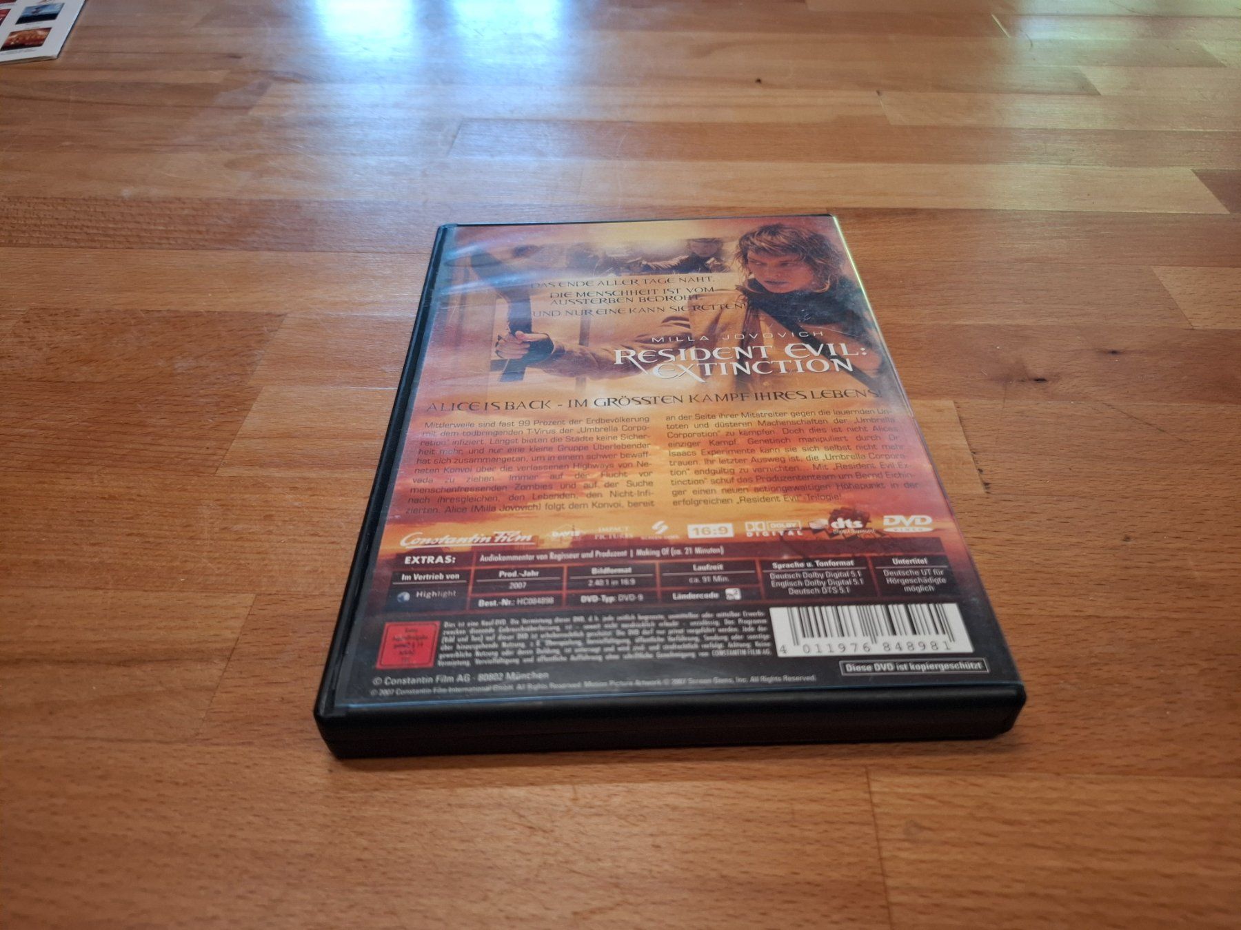Tutti i DVDs: Resident Evil: Extinction – Usato da Signau venduto da mw91 2